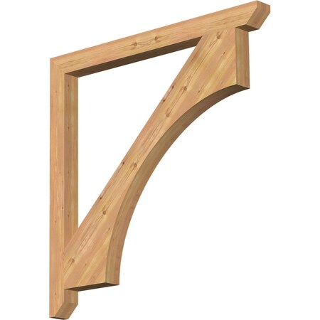 Ekena Millwork Westlake Slat Smooth Bracket, Western Red Cedar, 3 1/2"W x 46"D x 46"H BKT04X46X46WTL06SWR